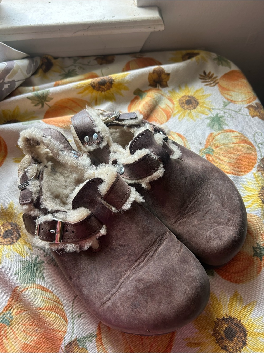 Birkenstock Sherpa clog size 37